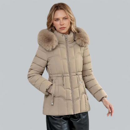 Women's Parka Coat Warm Insulated Hooded