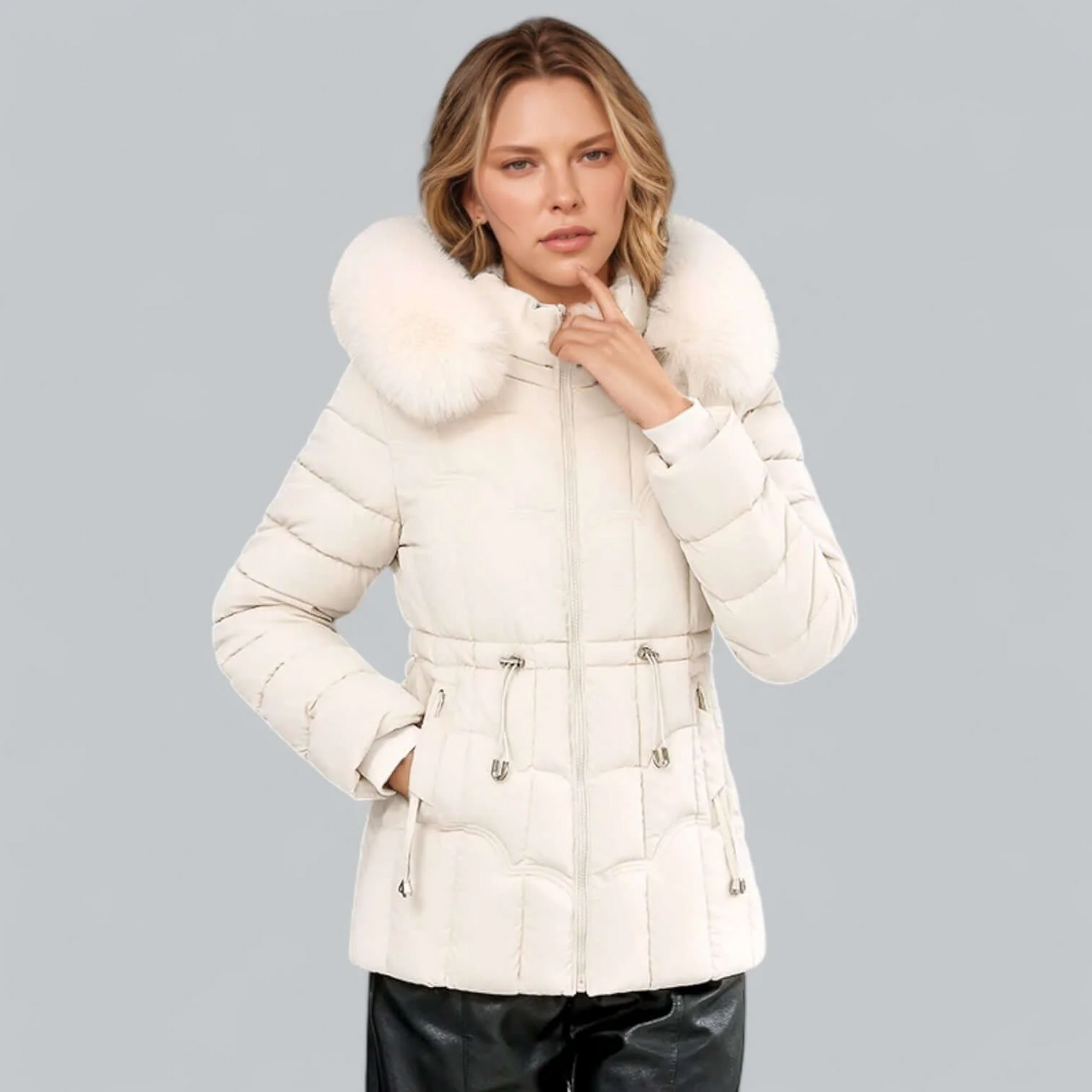 Women's Parka Coat Warm Insulated Hooded