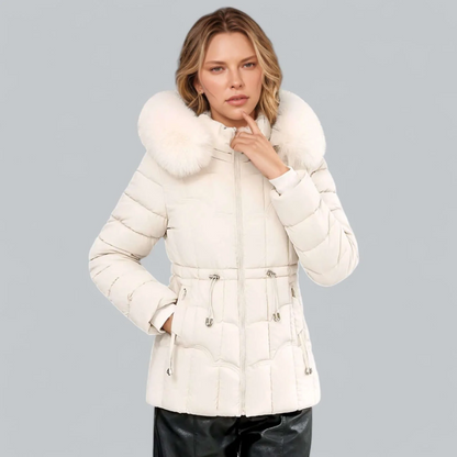 Women's Parka Coat Warm Insulated Hooded