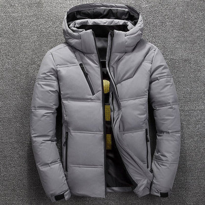 Insulated Winter Parka Detachable Hood