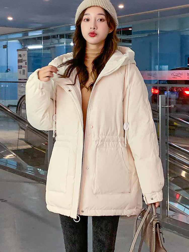 Padded Waterproof Winter Jacket Warm Insulated