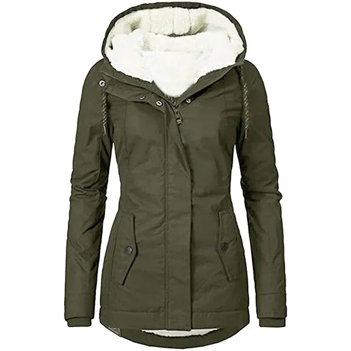 Warm Winter Jacket Women Lined
