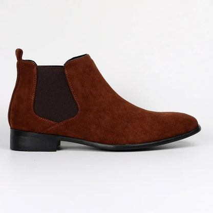 Stylische Chelsea Stiefel Herren Leder