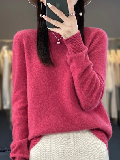 Women's Knit Sweater Elegance Long Sleeve