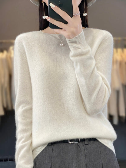 Women's Knit Sweater Elegance Long Sleeve