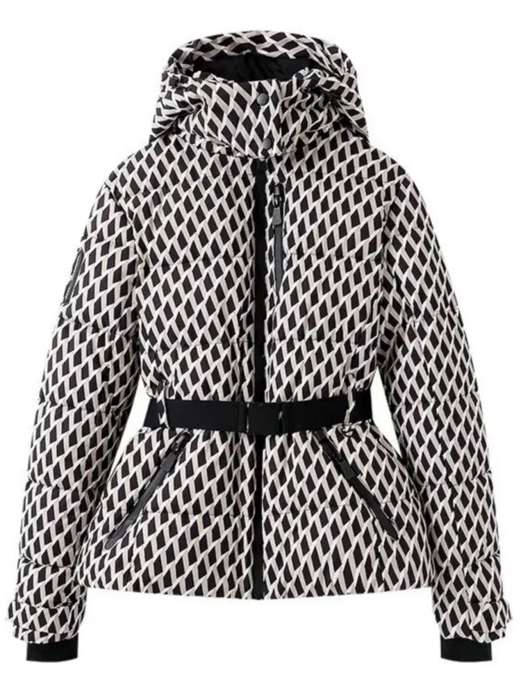 Waterproof Ski Jacket Warm Puffer Jacket for Women
