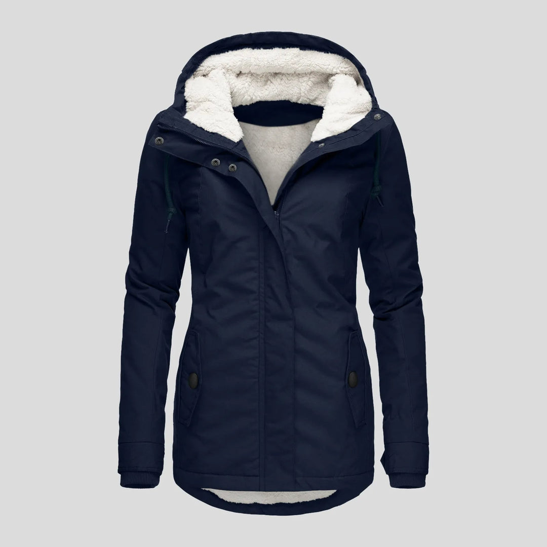 Warm Winter Jacket Women Lined