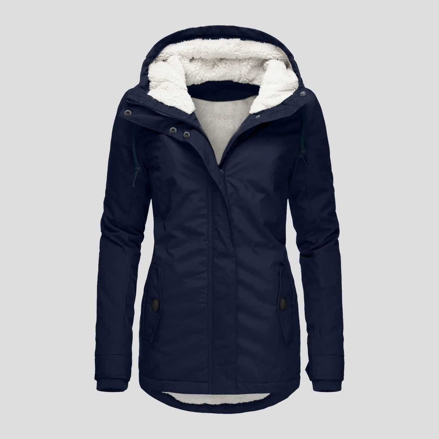 Warm Winter Jacket Women Lined