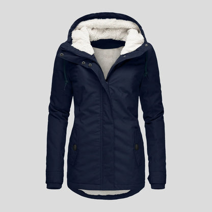 Warm Winter Jacket Women Lined