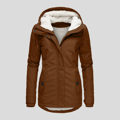 Warm Winter Jacket Women Lined