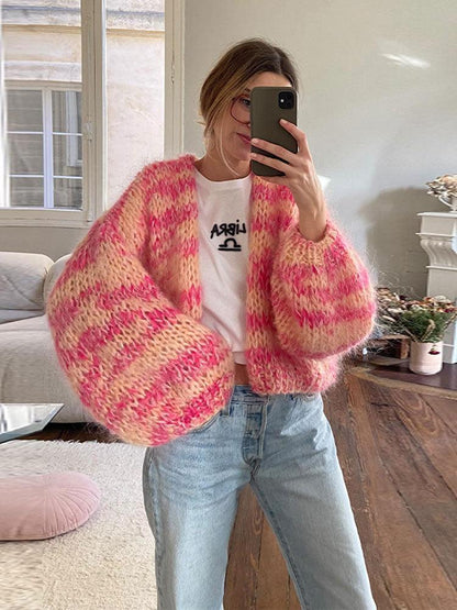 Colorful Knitted Sweaters for Women