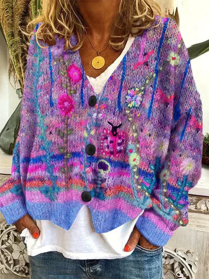 Retro Cardigan for Women Vintage Look