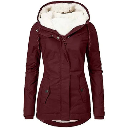 Warm Winter Jacket Women Lined