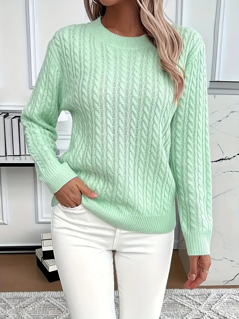 Soft Sweatshirt Wool Look