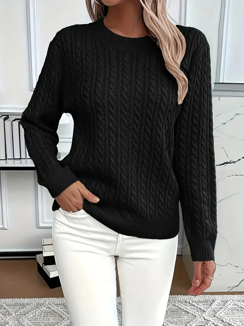 Soft Sweatshirt Wool Look