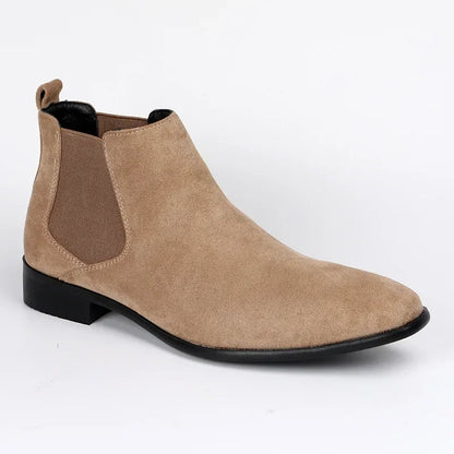 Stylische Chelsea Stiefel Herren Leder - IdealeKleiden