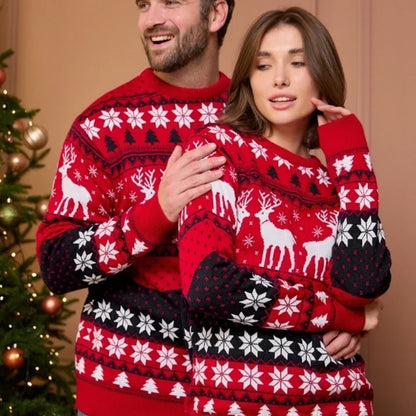Christmas Sweater Unisex Cotton Festive