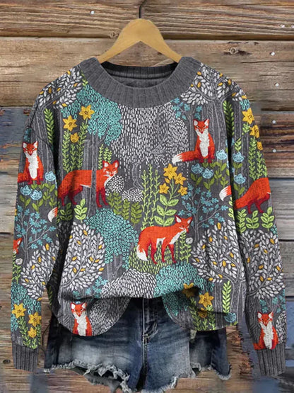 Autumnal Sweaters Vintage Look