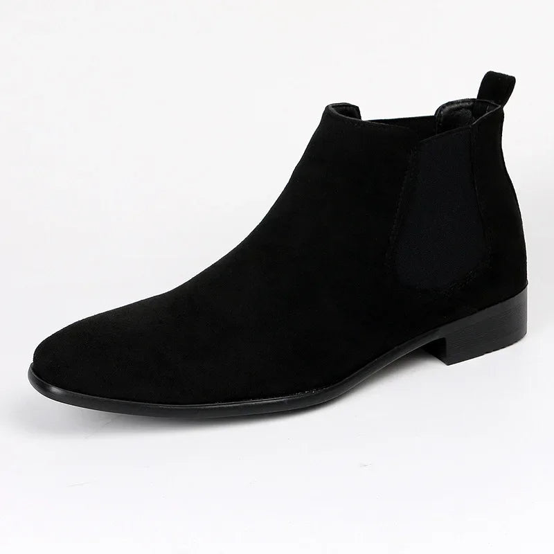 Men's Chelsea Boots Elastic Quick Lacing