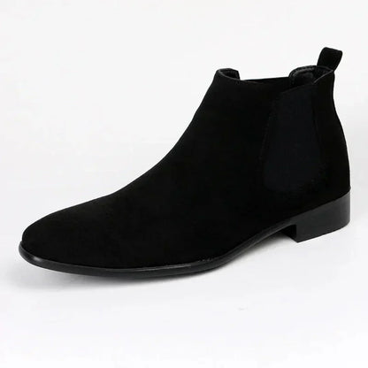 Men's Boots Pointed Elegant Leather Shoes