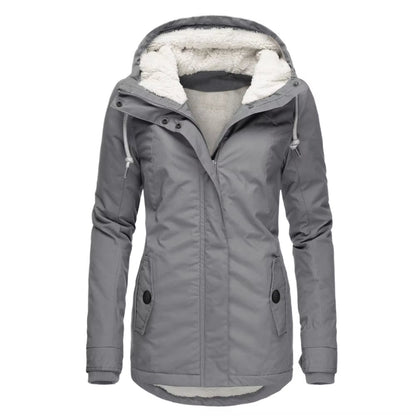 Warm Winter Jacket Women Lined