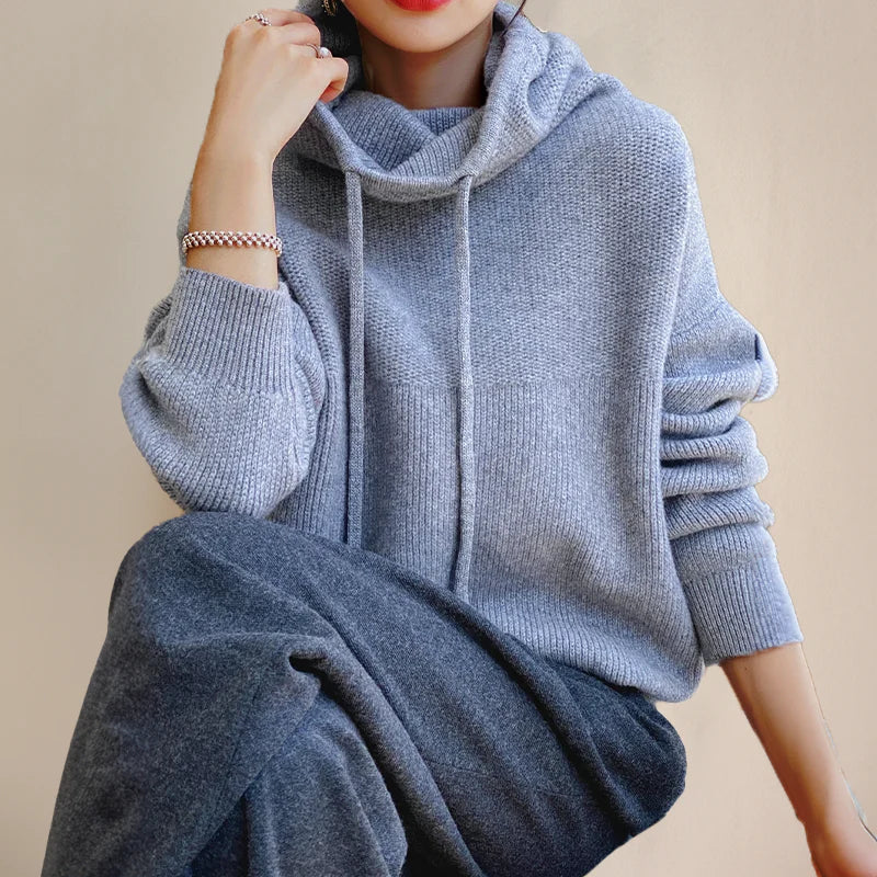 Chunky Wool Jumper Oversized Relaxed Fit