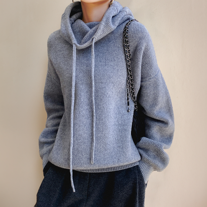 Cozy Knitted Hoodie for Women