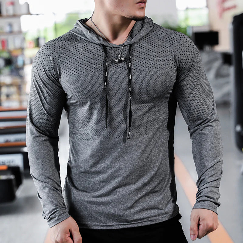 Sportherren Kapuzenpullover Atmungsaktiv - IdealeKleiden