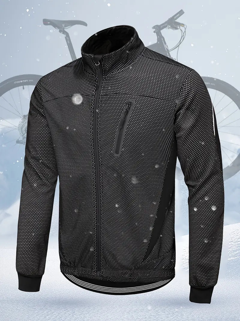 Men's Light Beige Warm Winter Jacket