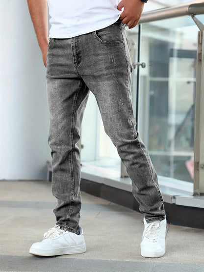 Moderne Jeanshose aus Baumwolle Trendy Design - IdealeKleiden