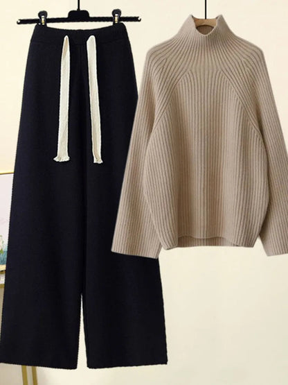 Autumn Knit Hats Set Winter Accessories