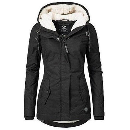 Women's Slim Fit Winter Parka with Hood