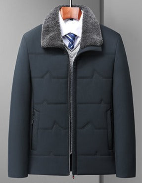 Elijah - Black Winter Parka Thick Lining