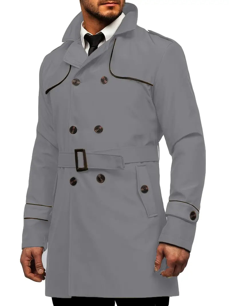 Herren Zweireiher Anzugjacke Elegant - IdealeKleiden