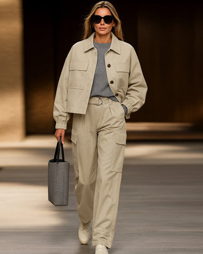 Practical Outdoor Set | Functional Transit Jacket and Trousers