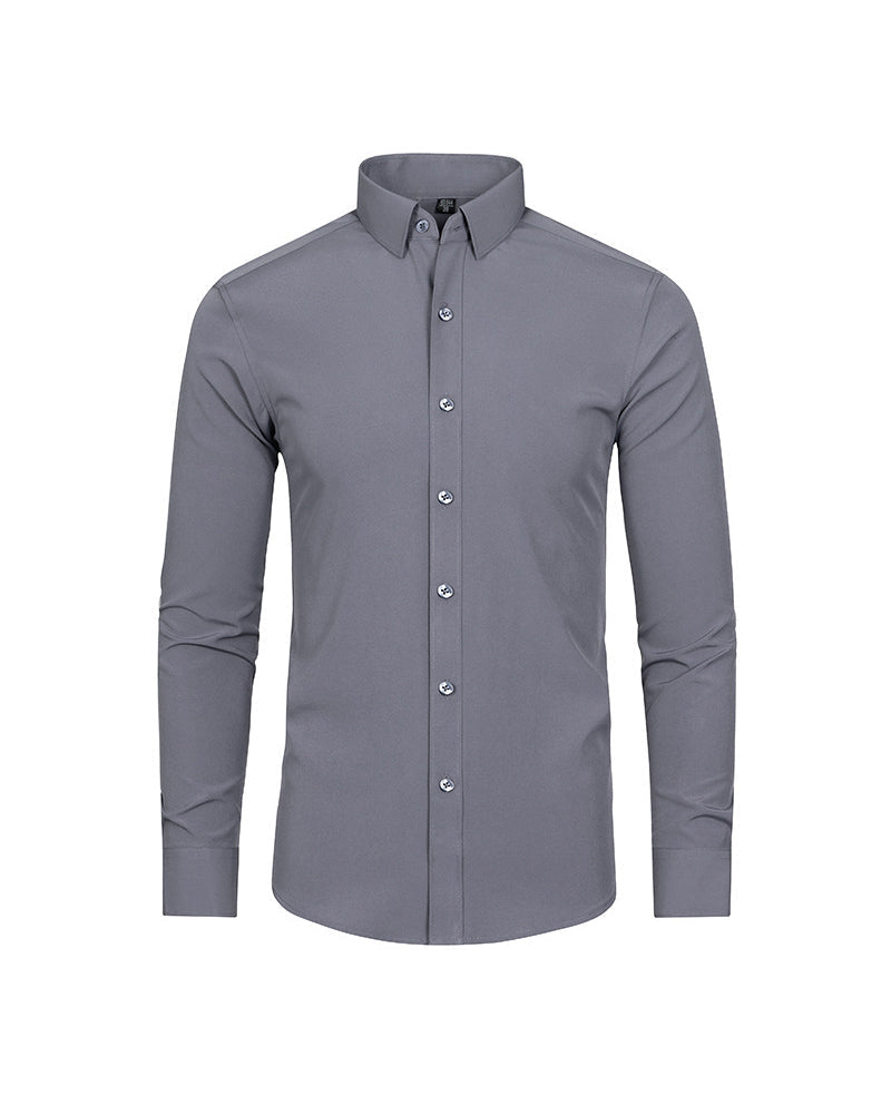 Elegant Long-Sleeve Shirt One Size