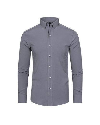 Elegant Long-Sleeve Shirt One Size