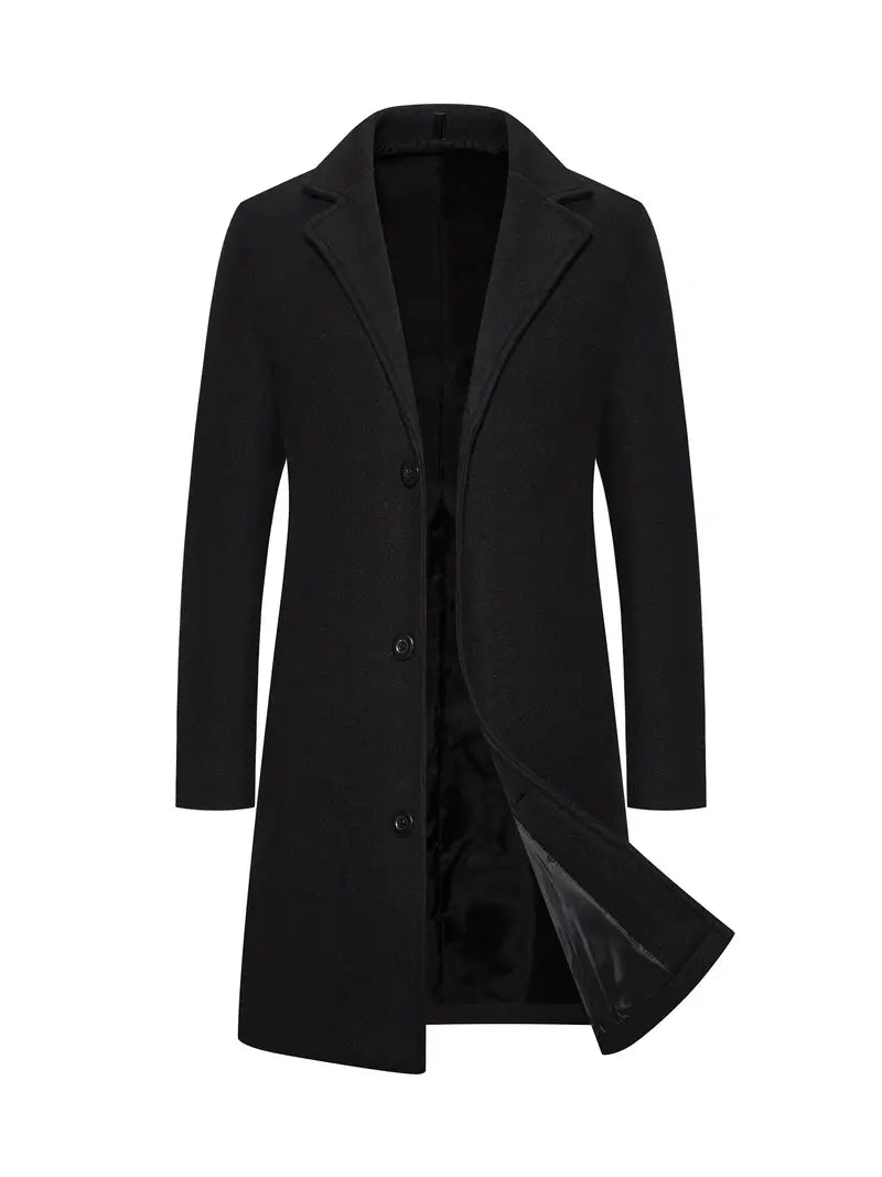 Men's Elegant Long Trench Coat