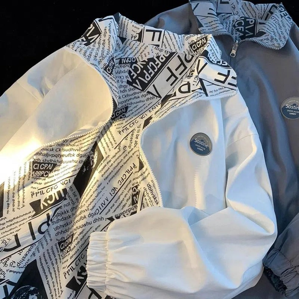 Stylische Damenjacke mit trendy Druck