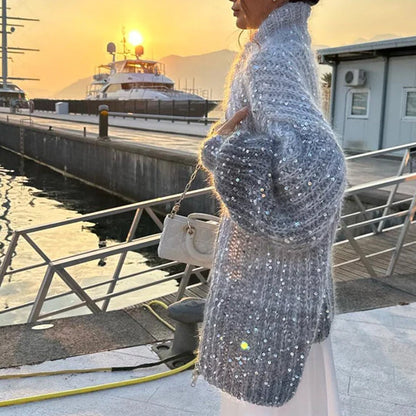 Glitter Cardigan for Women