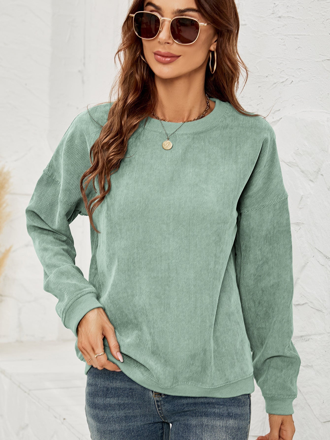 Fashionable Women's Sweatshirt Jacket