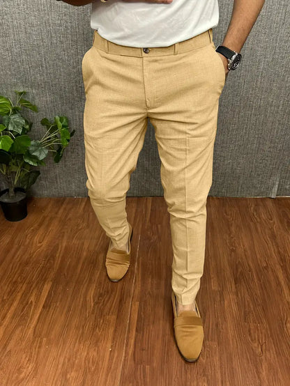 Men's Suit Trousers Semi-Formal Elegant
