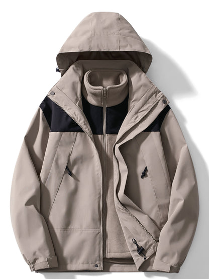 Practical Winter Jacket 3-in-1 Women Autumn