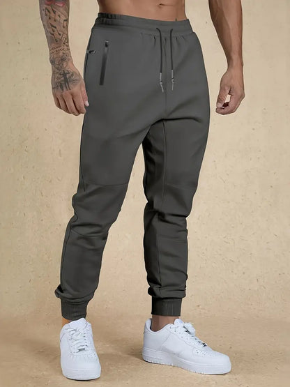Comfortable men's trousers with drawstring and loose fit