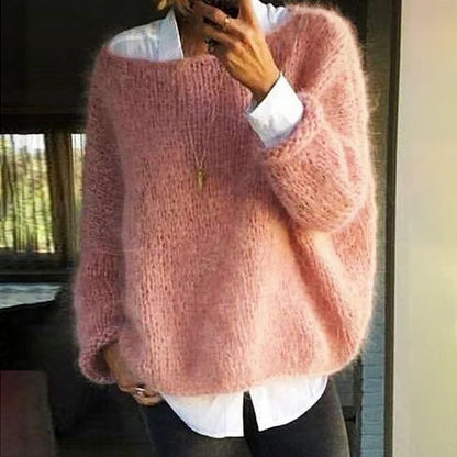 Elegant Mohair Sweater Luxury Quality