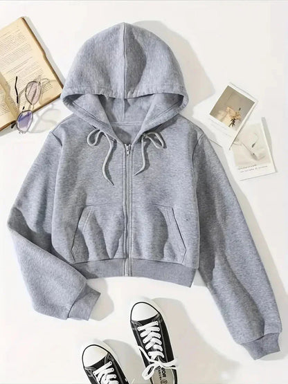 Melissa - Women's Modern Zipper Hoodie