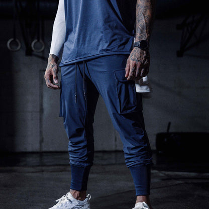 Herren Jogger Cargo Bequem Mit Taschen - IdealeKleiden