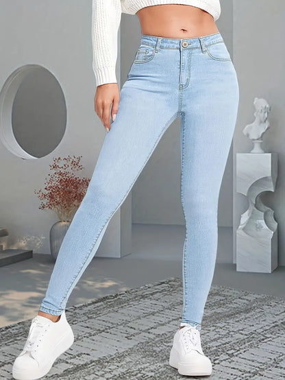 Zara High Waist Röhrenjeans Damen