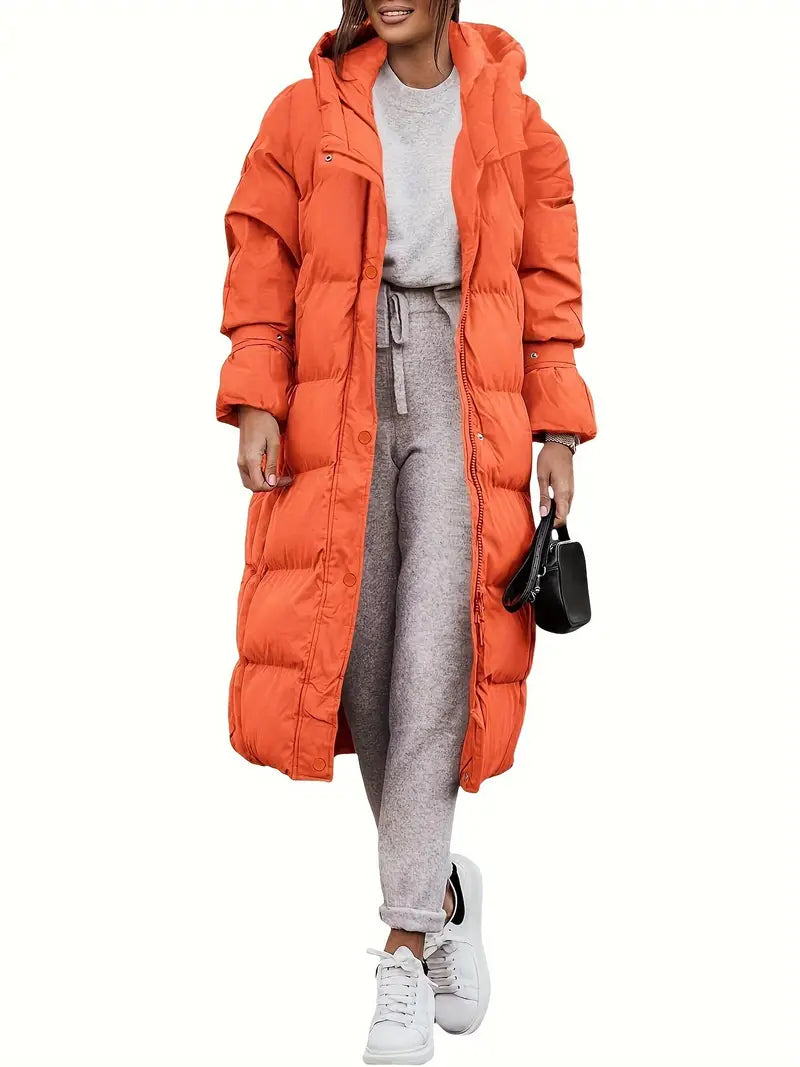 Women's Puffer Jacket Warm Hooded