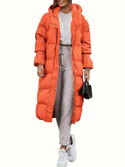 Women's Puffer Jacket Warm Hooded